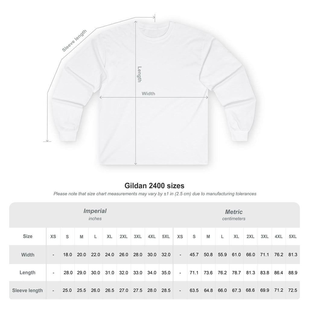 long sleeve t-shirt/ The rising cross