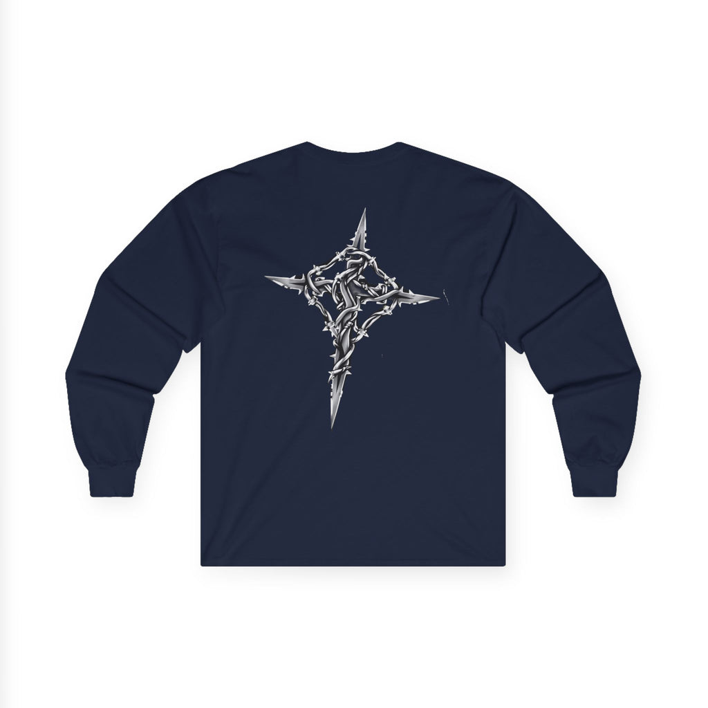 long sleeve t-shirt/ The rising cross